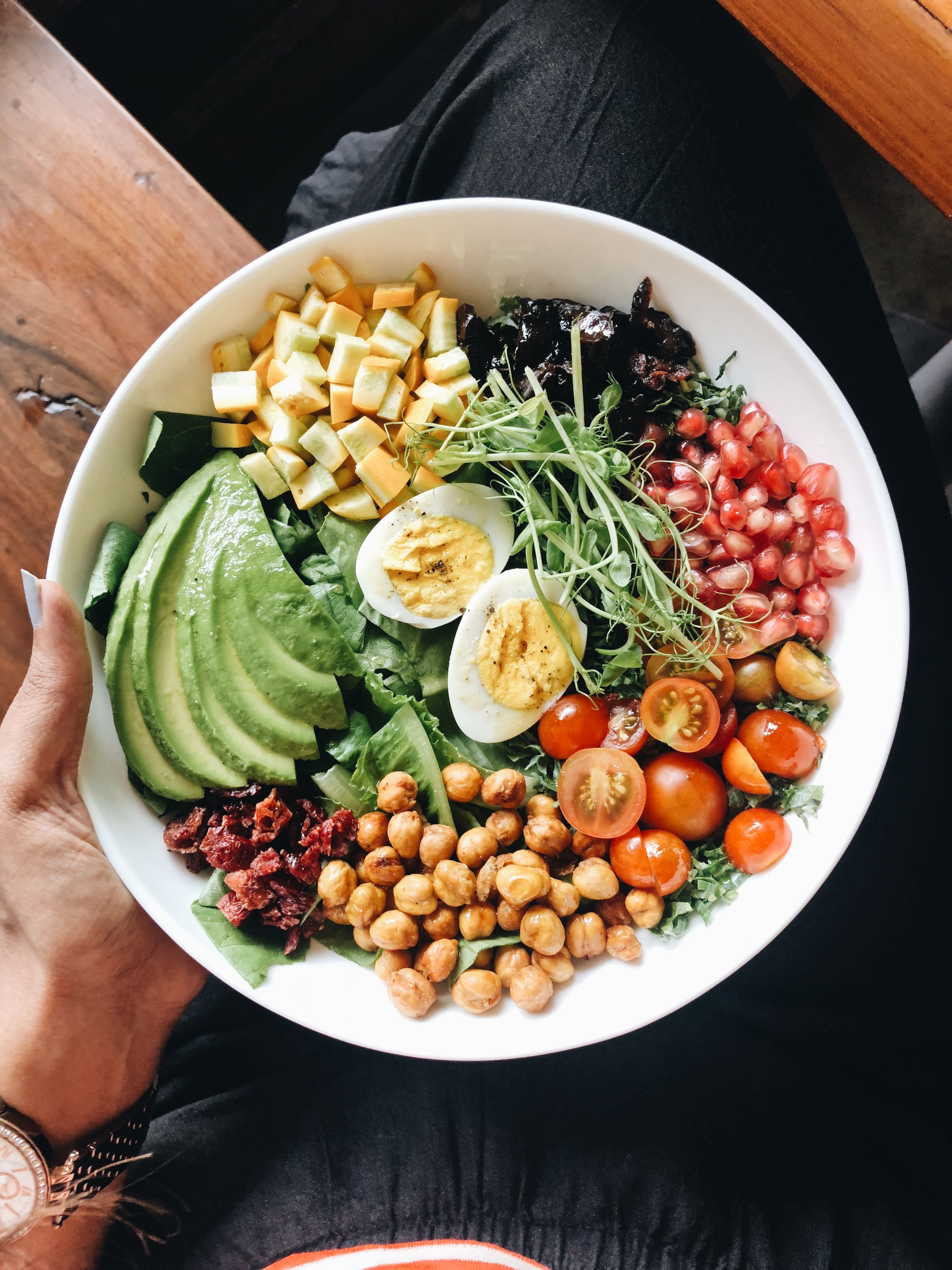 Egg protein balance bowl